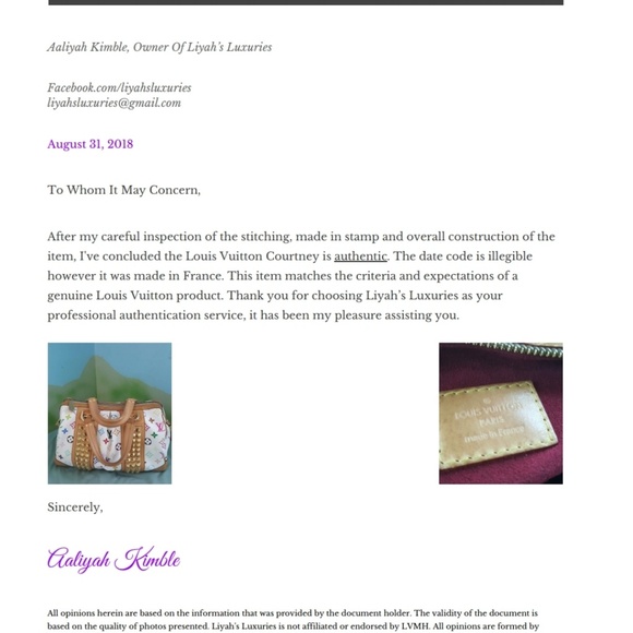 ***SOLD***Limited Ed..LV COURTNEY MM - Picture 8 of 8